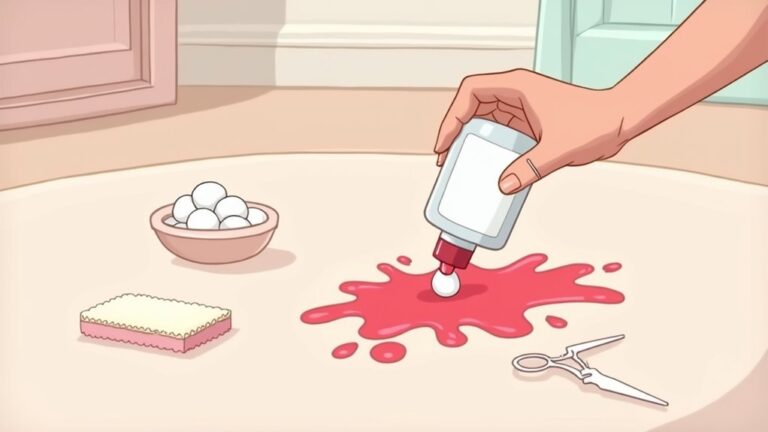 removing nail polish stains