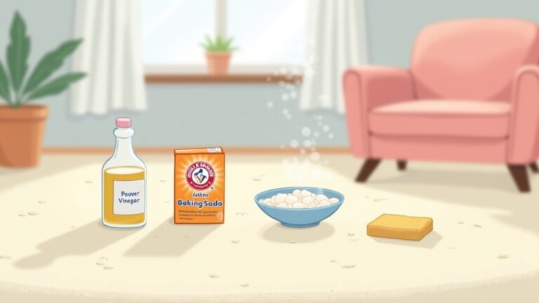 vinegar and baking soda cleaning